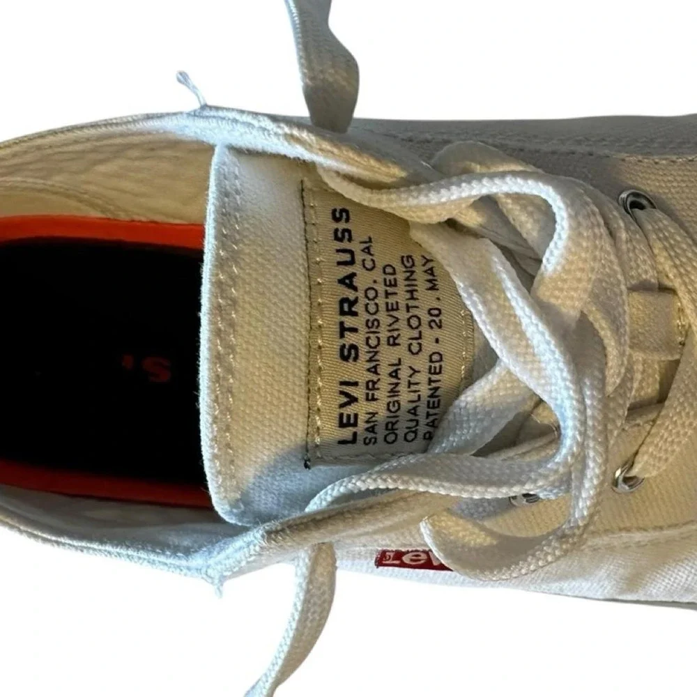White Levi's Canvas Shoes